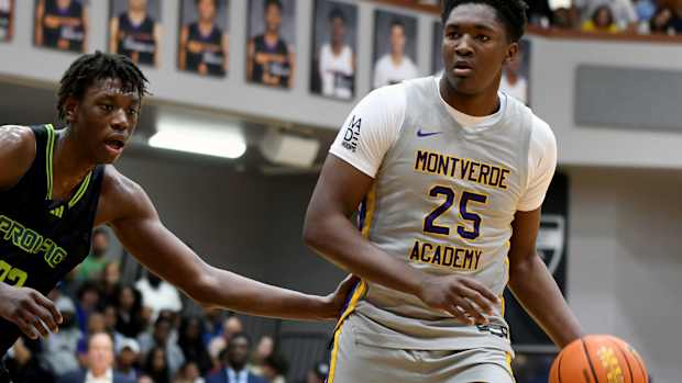 Montverde Academy senior forward Derik Queen looks for a lane against Prolific Prep during the MAIT championship game Saturday.